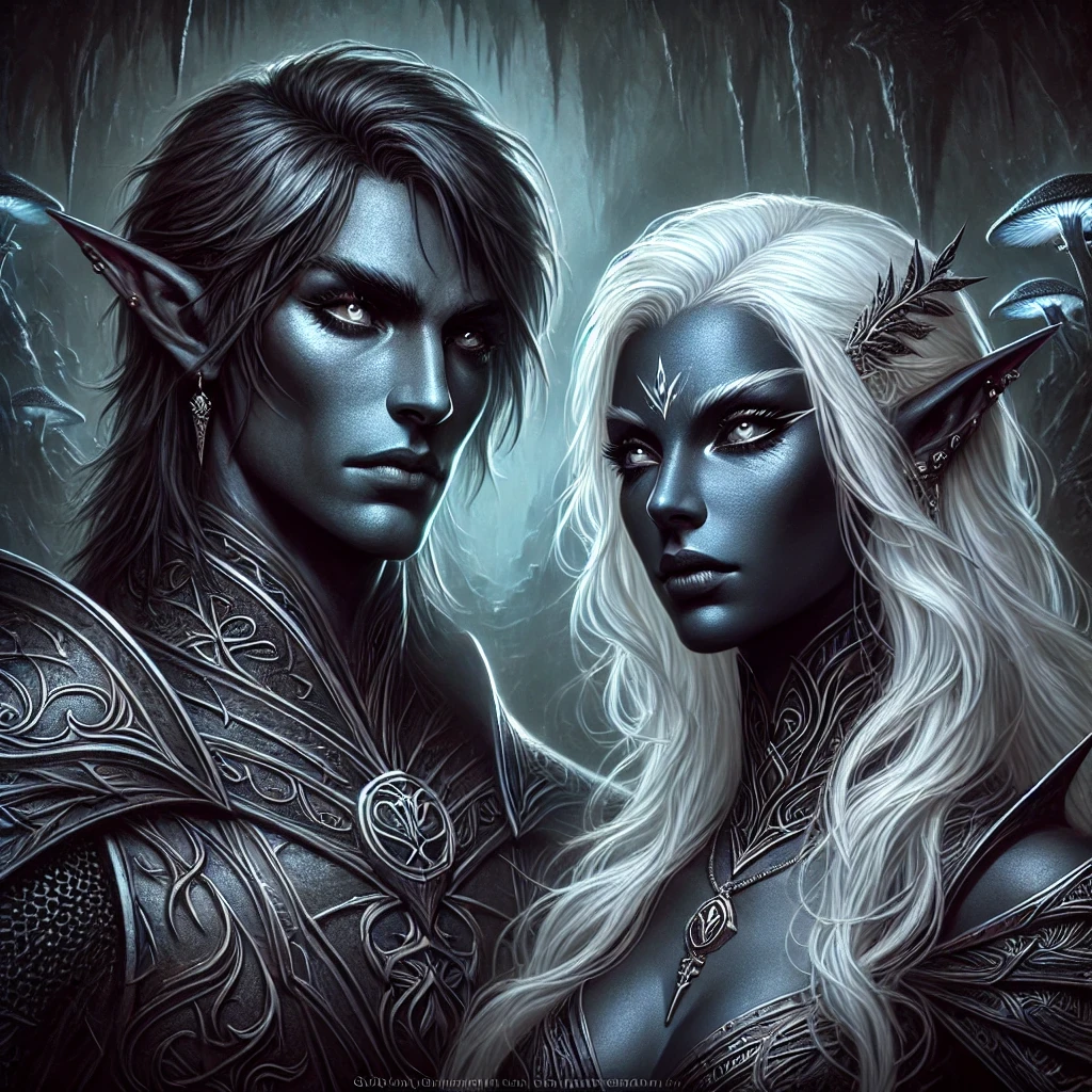 Male and Female Drow