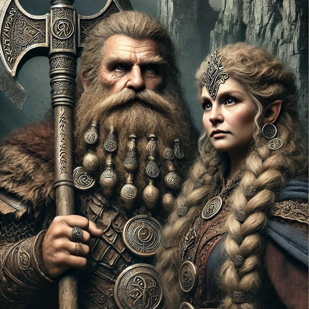 Male and Female Dwarves